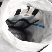 Interior view of Hyperlite Mountain Gear's Windrider 55 Pack's internal mesh sleeve