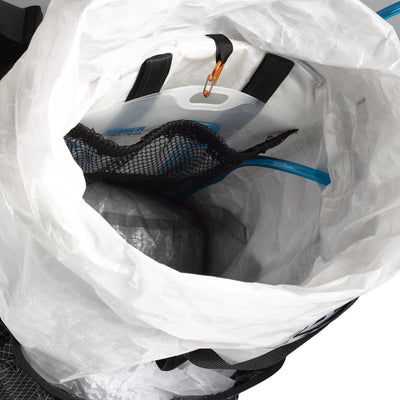 Interior view of Hyperlite Mountain Gear's Southwest 70 Pack in White